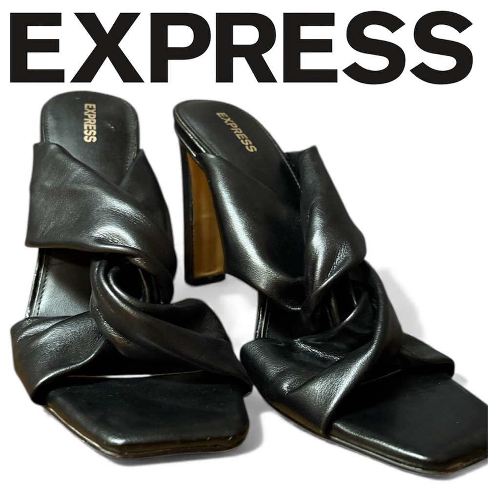 Express Twist Double Strap Mule Sandal, Size 10